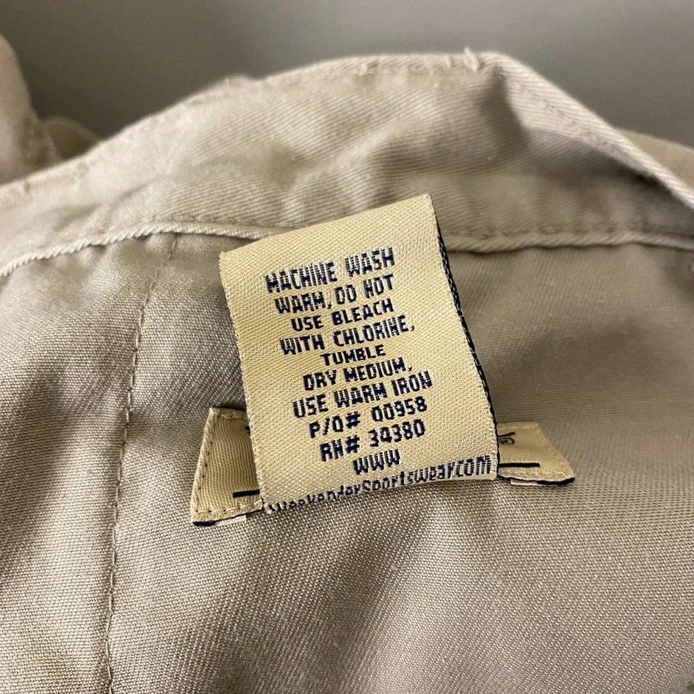 Weekender Brand Sportswear Cargo Shorts‎ Men's Size 50 Beige Tan Vintage Y2K *